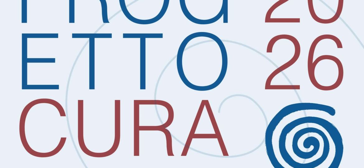 Testo Progetto CURA 2026 bando aperto in rosso e blu