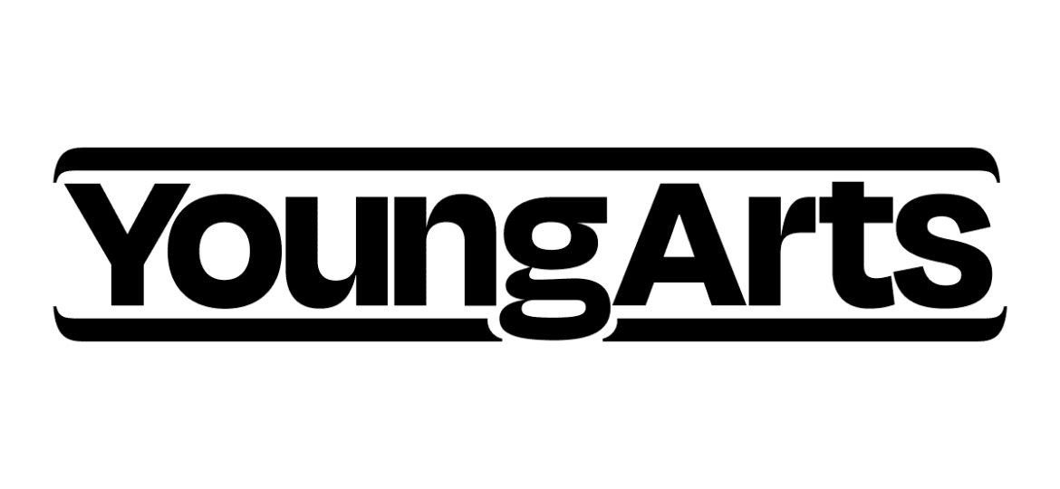 Logo YoungArts in bianco e nero.